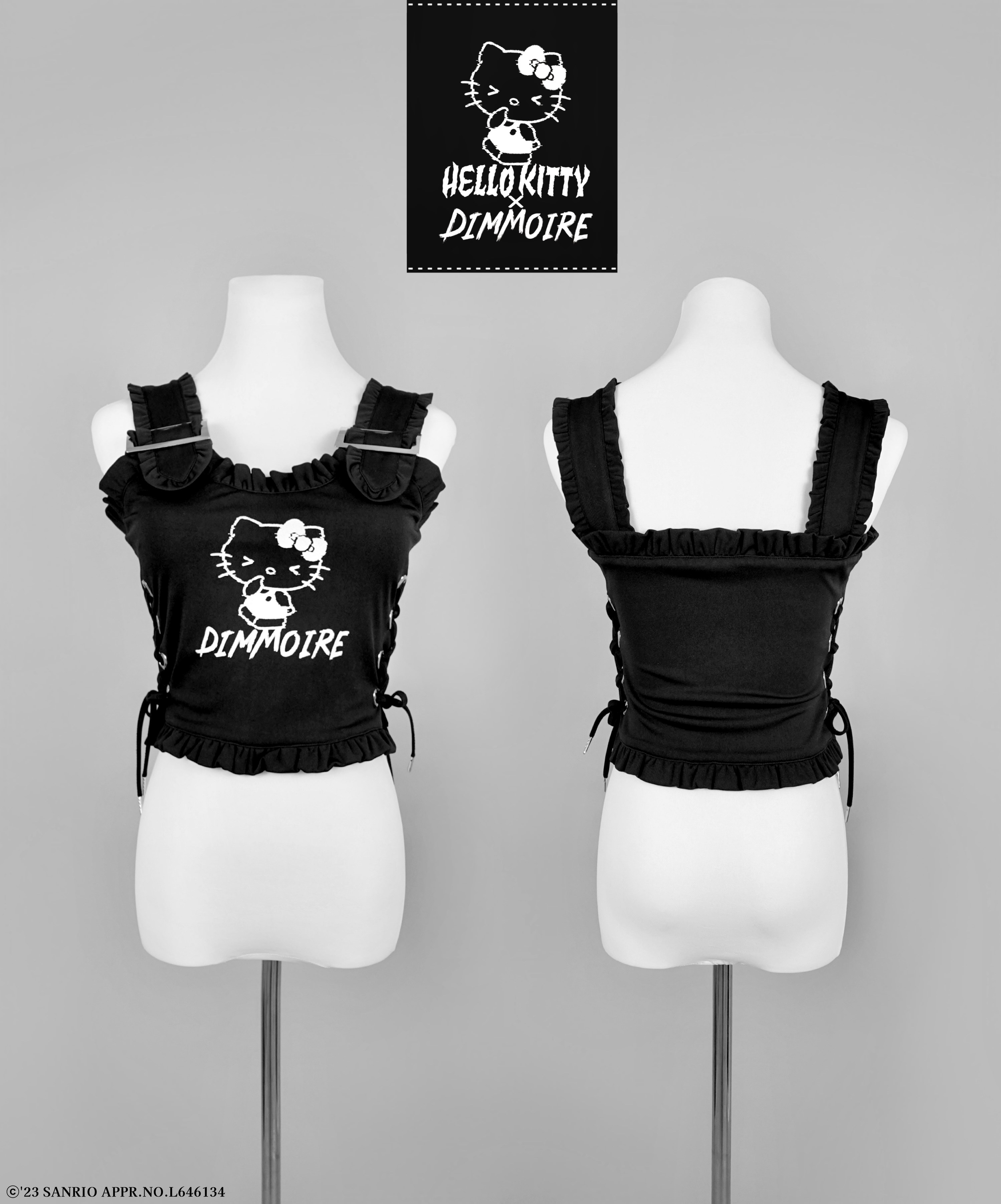 [HELLO KITTY x DimMoire]Frill Bustier