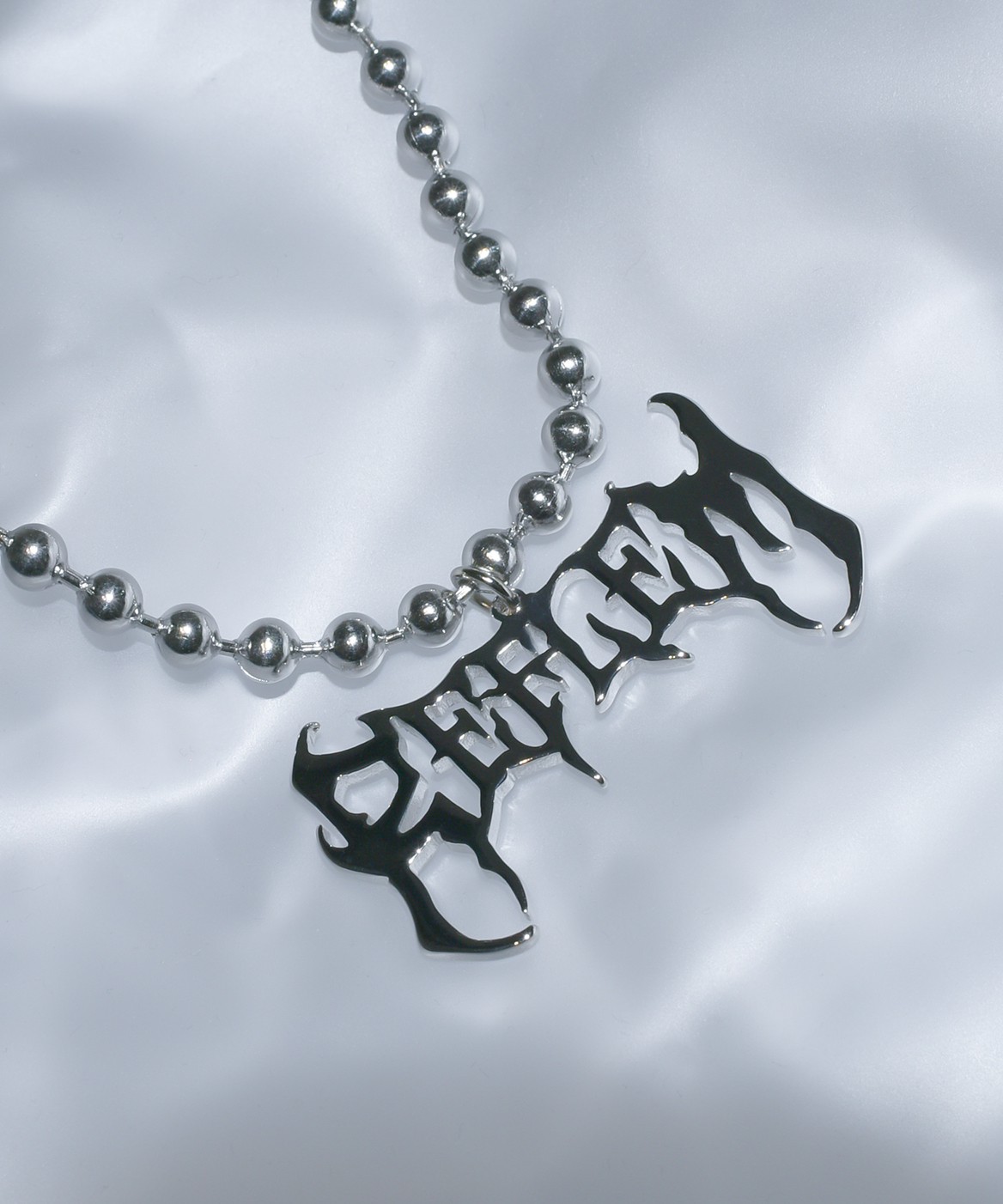 Metal Logo Necklace