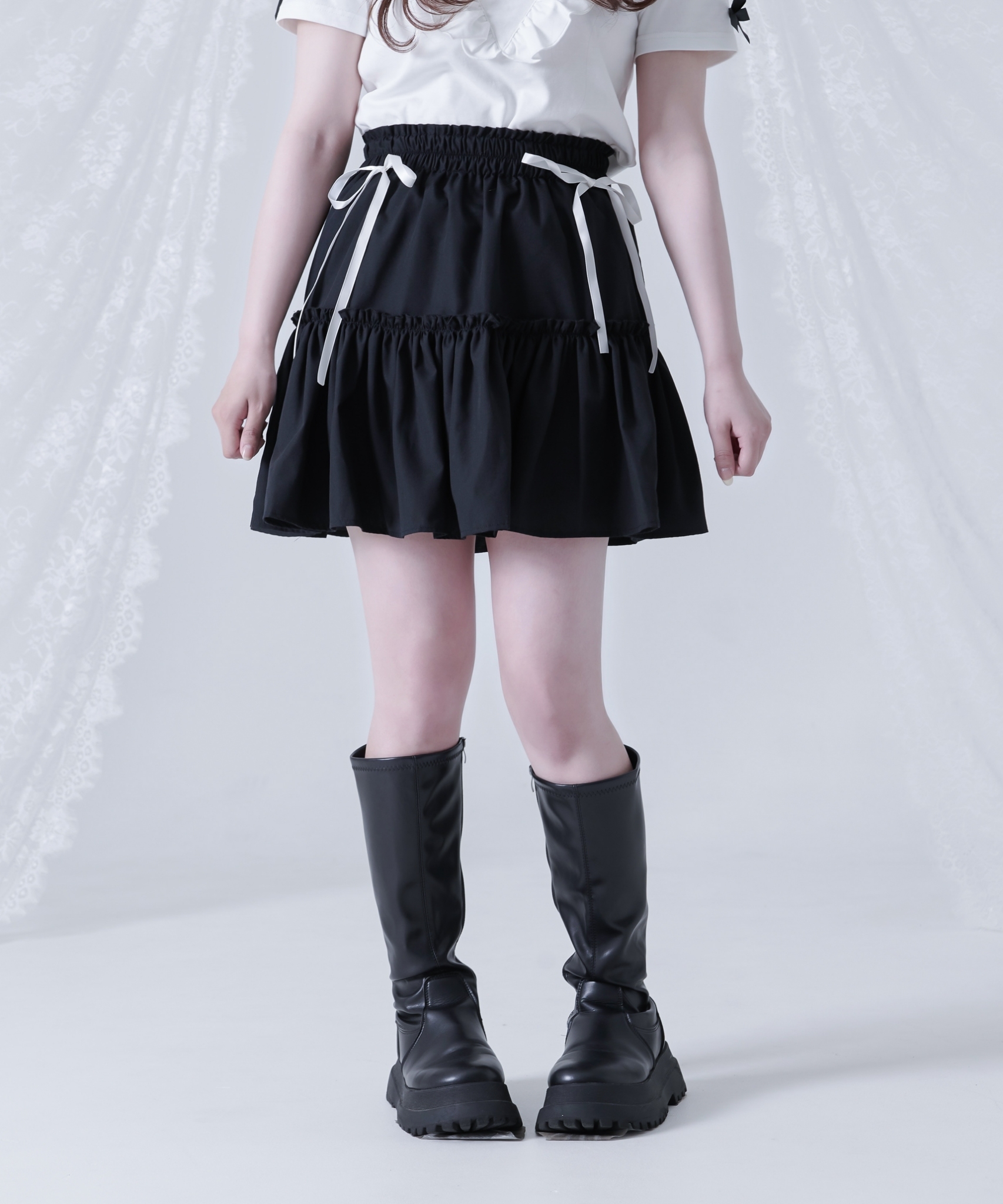 Tiered Gather Skirt
