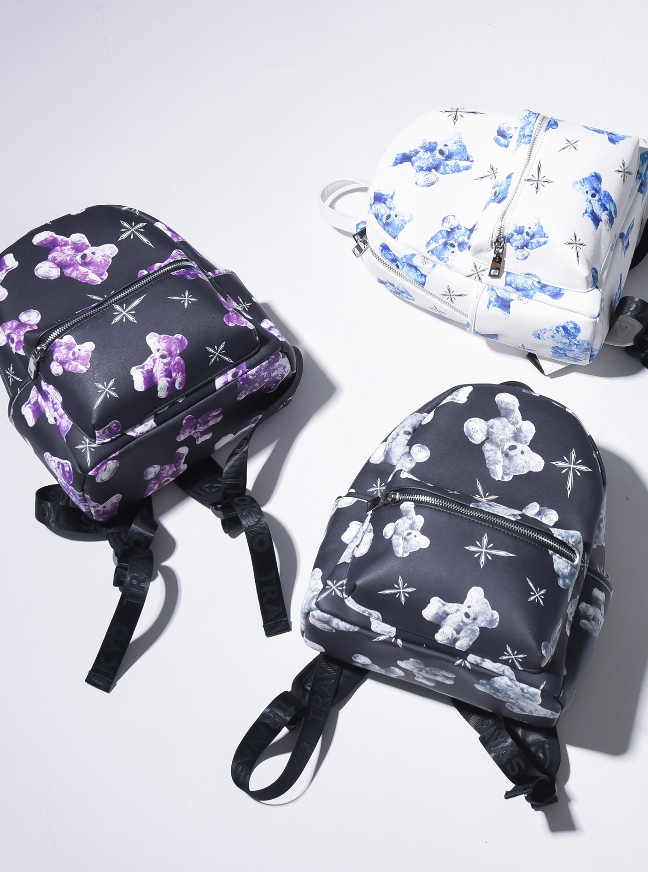 [TRAVAS TOKYO] Backpack covered with bear prints
